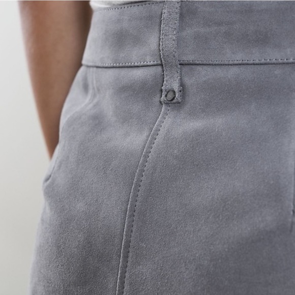 REISS Enya Suede Mini Skirt - Picture 4 of 16